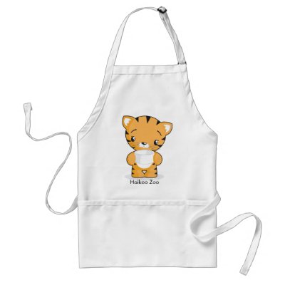 Hungry Kitten Apron by HaikooZoo