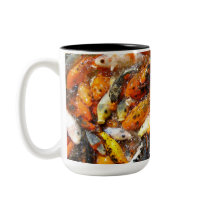 Hungry Koi Mug by cre8iveheart Hungry Koi Mug