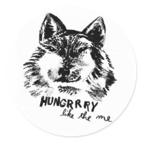 hungry like the wolf stickers by meepzort hungry like the wolf stickers