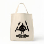 Hungry Native Grocery Tote Canvas Bag