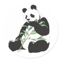 Hungry Panda stickers by Jungleshoppe Hungry Panda stickers