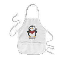 Hungry Penguin Kids Apron