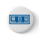 Hungry, Sleepy, Gassy buttons by funoriginals Hungry, Sleepy, Gassy buttons