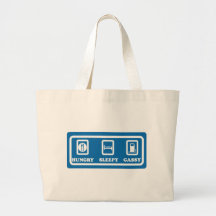 Hungry, Sleepy, Gassy Canvas Bag
