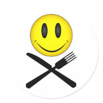 Hungry Smiley stickers by EvilSkull Hungry Smiley stickers