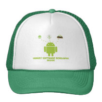 Hungry Software Developer Inside (Android) Mesh Hat