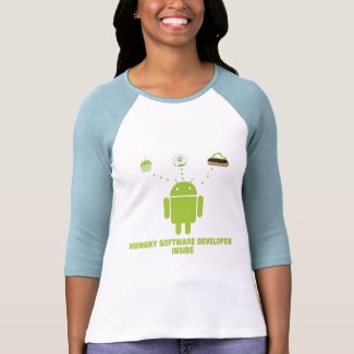 Hungry Software Developer Inside (Android) T Shirt