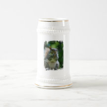 Hungry Squirrel Beer Stein Coffee Mug