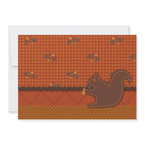 Hungry Squirrel Invitation