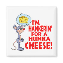 Hunka Cheese magnets by TheGalacticGroundhog Hunka Cheese magnets