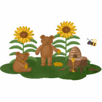 Hunny Bears Wall Sculpture photo sculptures