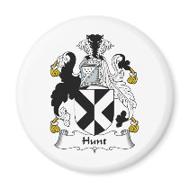 Hunt Family Crest magnets