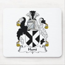 Hunt Family Crest mousepads