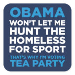 Hunt the Homeless stickers