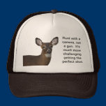 Hunt with a camera deer trucker's hat hats