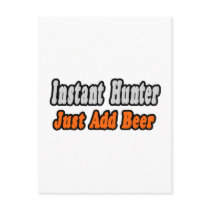 Hunter...Add Beer Post Card