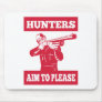 Hunter aiming a shotgun rifle at you mouse pad