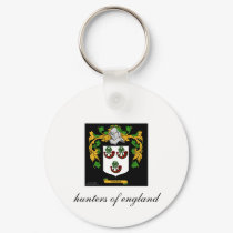 hunter fammily crest, hunters of england keychains
