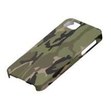 Hunter Green Camo iPhone 5 Covers