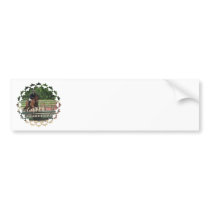 Hunter Horse Jumping Bumper Sticker
