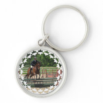 Hunter Horse Jumping Keychain