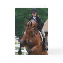 Hunter Horse Show Greeting Card
