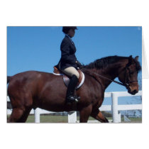 Hunter Horse Show Greeting Card