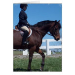 Hunter Horse Show Greeting Card