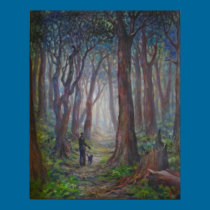Hunter in the Wilderness Print
