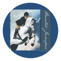 Hunter Jumper Acrylic Painting Sticker