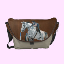 Hunter/Jumper Equestrian Horse Rickshaw Messenger messenger bags