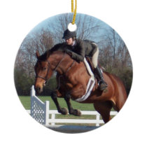 Hunter Jumper Horse Ornament