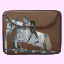 Hunter/Jumper Horse Rickshaw Macbook Flap Sleeve macbook sleeves