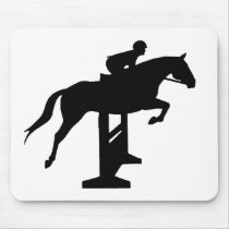 Hunter Jumper Horse & Rider Mouse Mats