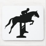 Hunter Jumper Horse &amp; Rider Mouse Mats