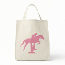Hunter Jumper Horse & Rider (pink) bags