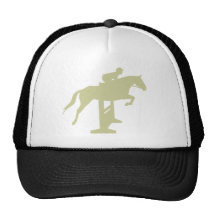 Hunter Jumper Horse & Rider (sage green) Gifts Hat