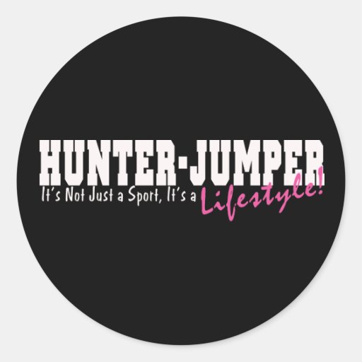 Hunter Jumper Horse Sticker