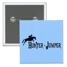 Hunter Jumper (pirate style) Pinback Button