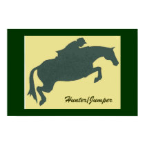 Hunter/Jumper Silohuette posters