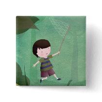 Hunter of the forest - button badge