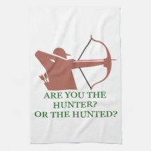 Hunter Or The Hunted Kitchen Towel