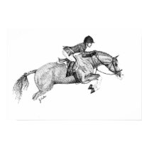 Hunter Pony Pointillism posters by PaintingPony Hunter Pony Pointillism posters