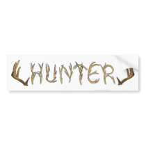 Hunter rack bumper stickers