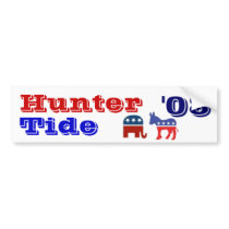 Hunter Tide '08 Support Sticker bumper stickers
