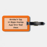 Hunters Blaze Orange Easy ID Tags For Bags
