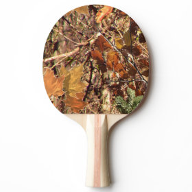 Hunter's Camo Camouflage Painting Customize This! Ping-Pong Paddle