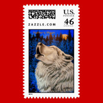 Hunter's Moon Postage Stamps
