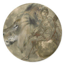 Hunter's Moon Sticker by Jaenne Hunter's Moon Sticker