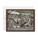 Hunting And Fishing  By Maler Der Grabkammer Des M Invitations